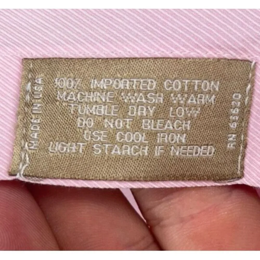 Gitman Gold Men's‎ Shirt 17-34 Pink Master Shirt Makers Made In USA